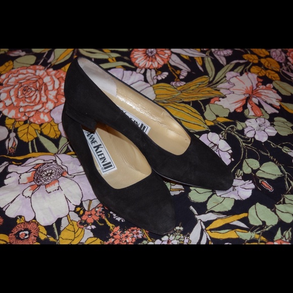 Black Suede Heels - Picture 2 of 3